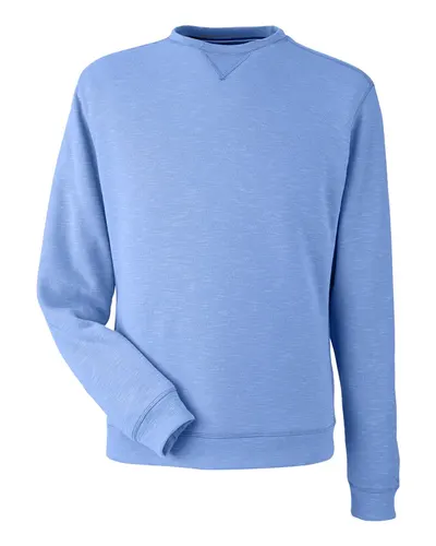 Nautica N17989 Unisex Sun Surfer Supreme Crewneck Sweatshirt in Vintage Mavi — blank crewneck sweatshirt, front view