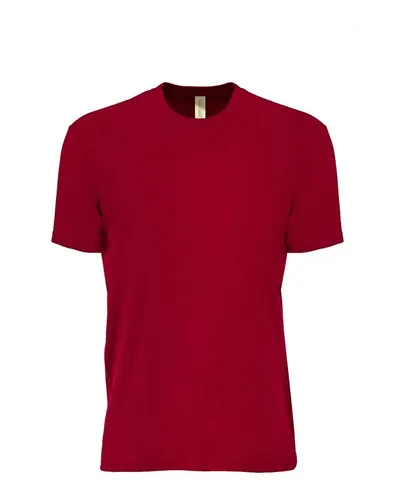 Next Level 4210 Unisex Eco Performance T-Shirt in Cardinal — blank t-shirt, front view