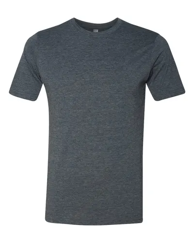 Next Level 6200 Unisex Festival T-Shirt in Antique Denim — blank t-shirt, front view