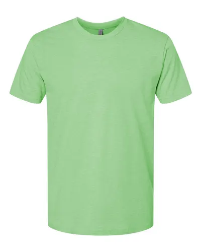 Next Level 6210 Unisex CVC T-Shirt in Apple Green — blank t-shirt, front view