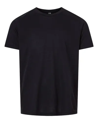 Next Level 6310 Youth Triblend T-Shirt in Black — blank t-shirt, front view