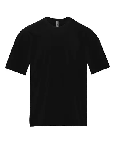 Next Level 7200 Unisex Heavyweight T-Shirt in Black — blank t-shirt, front view