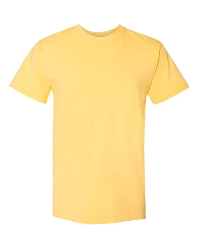 Next Level 7410 Unisex Inspired Dye T-Shirt in Blonde — blank t-shirt, front view