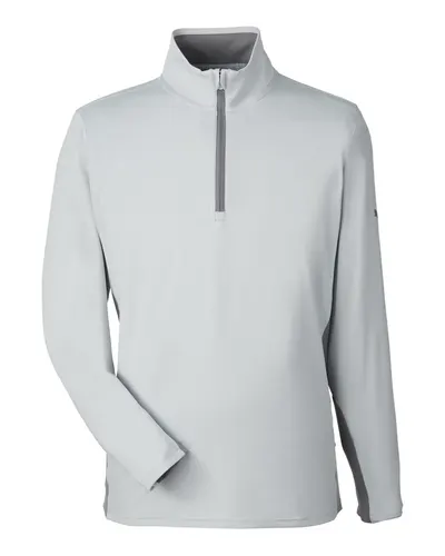 Puma Golf 599127 Men's Gamer Golf Quarter-Zip Pullover in High Rise — blank garment, front view
