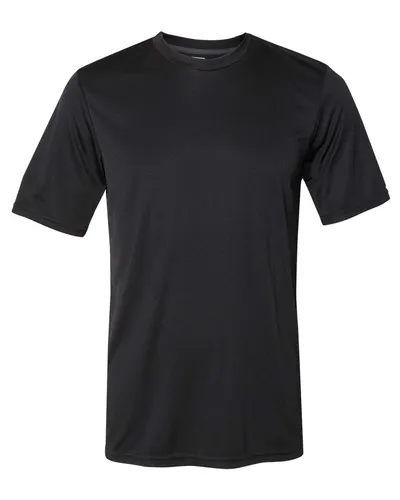Russell Athletic 629X2M Unisex Core Performance T-Shirt in Black — blank t-shirt, front view