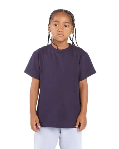 Shaka Wear SHSSY Youth Active T-Shirt in Black — blank t-shirt, front view