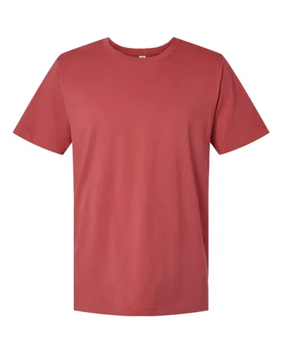 SoftShirts 200 Unisex Classic T-Shirt in Brick — blank t-shirt, front view