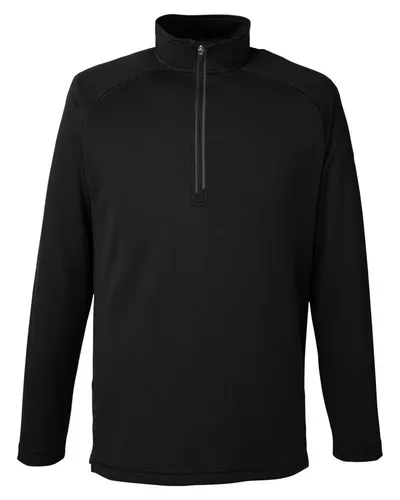 Spyder S16797 Men's Freestyle Half-Zip Pullover in Black — blank garment, front view