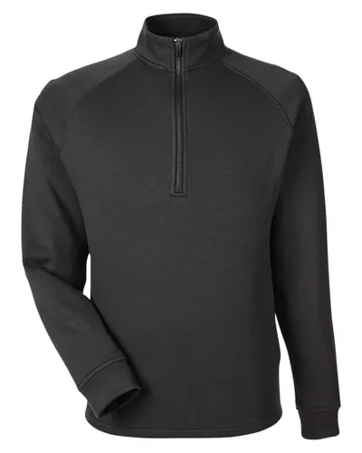 Spyder S18027 Men's Xtryme Half-Zip Pullover in Black — blank garment, front view