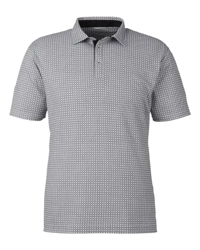 Swannies SW2200 Men's Tanner Polo in Glacier/ Black — blank polo, front view