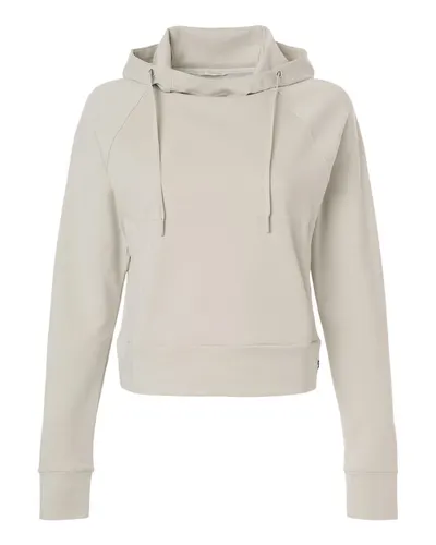 Swannies SWE600L Women's Emma Hooded Sweatshirt in Glacier — blank hooded sweatshirt, front view