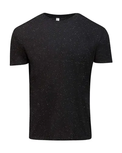 Threadfast Apparel 103A Men's Triblend Fleck T-Shirt in Black Fleck — blank t-shirt, front view