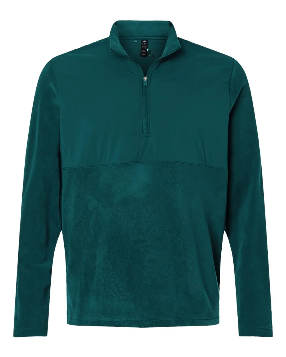 Adidas A2020 Men's Ultimate365 Cozy Quarter-Zip Pullover — blank garment, front view