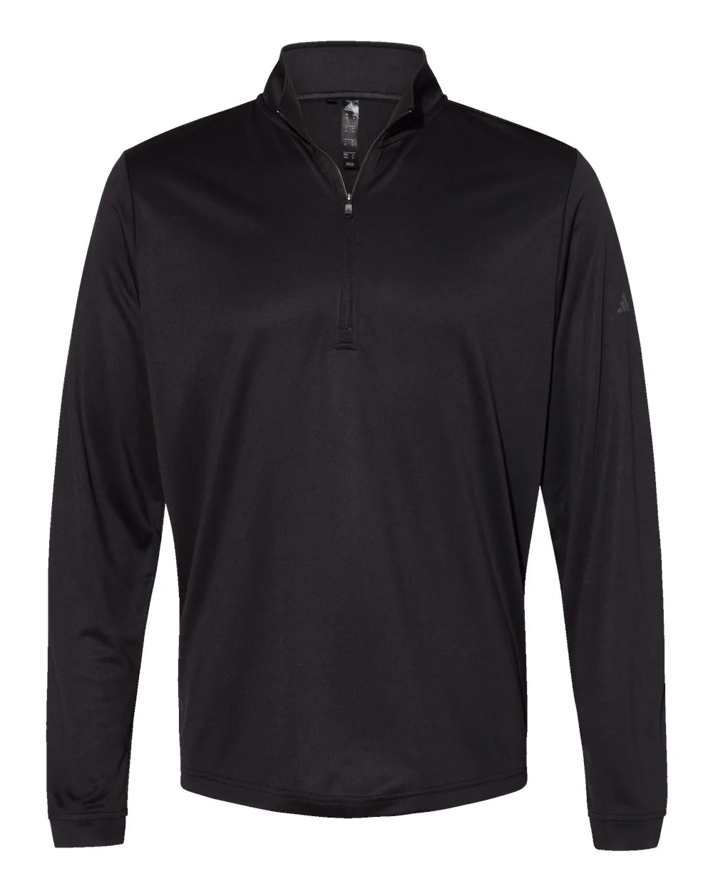 Adidas A401 Men's Ultimate365 Lightweight Quarter-Zip Pullover — blank garment, front view