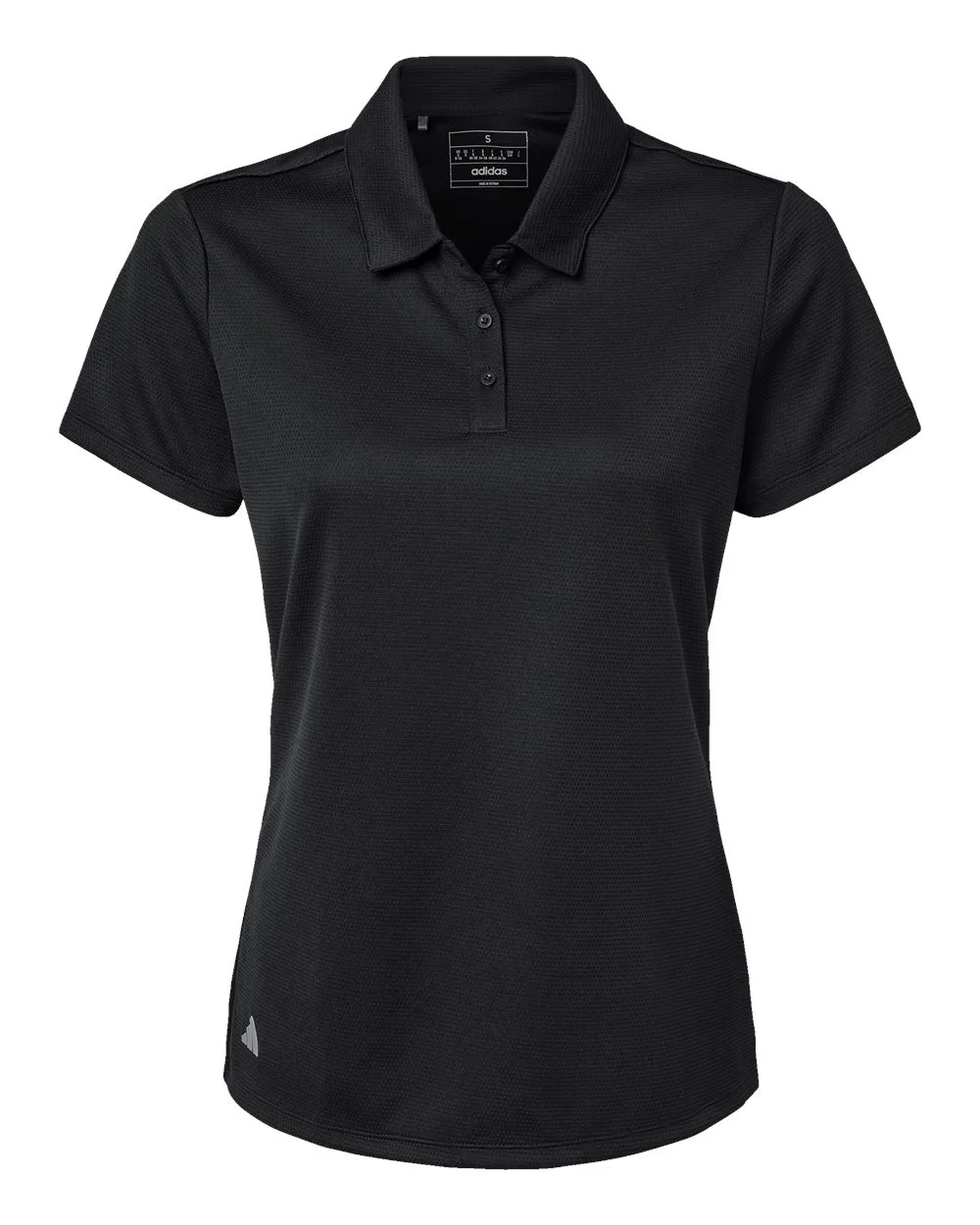 Adidas A581 Women's Micro Piqué Polo — blank polo, front view