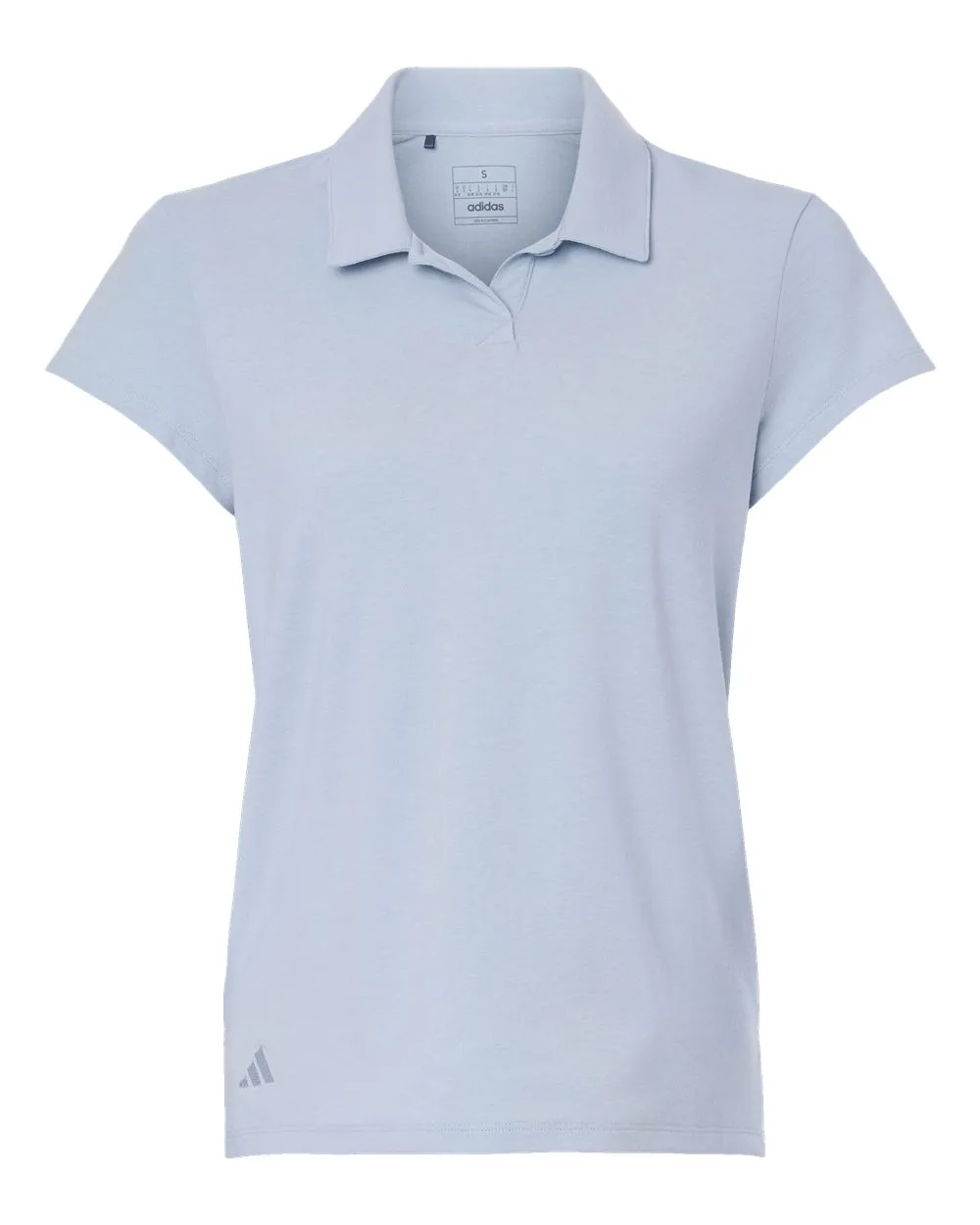 Adidas A690 Women's Blended Polo — blank polo, front view