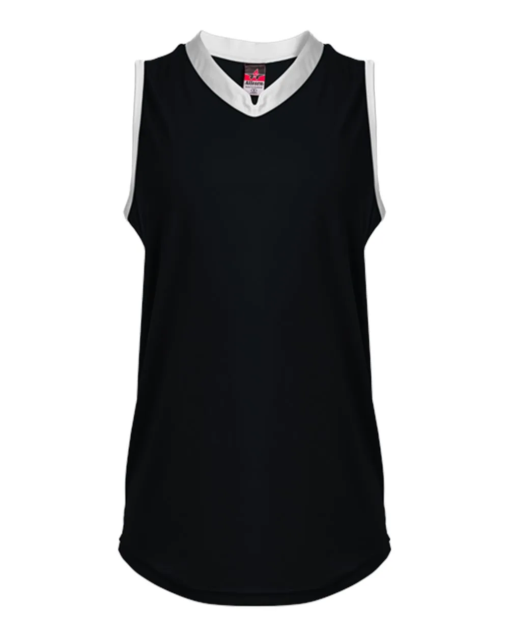 Alleson Athletic 522XVW Women's Slide Fastpitch V-Neck Sleeveless Jersey — blank tank top, front view