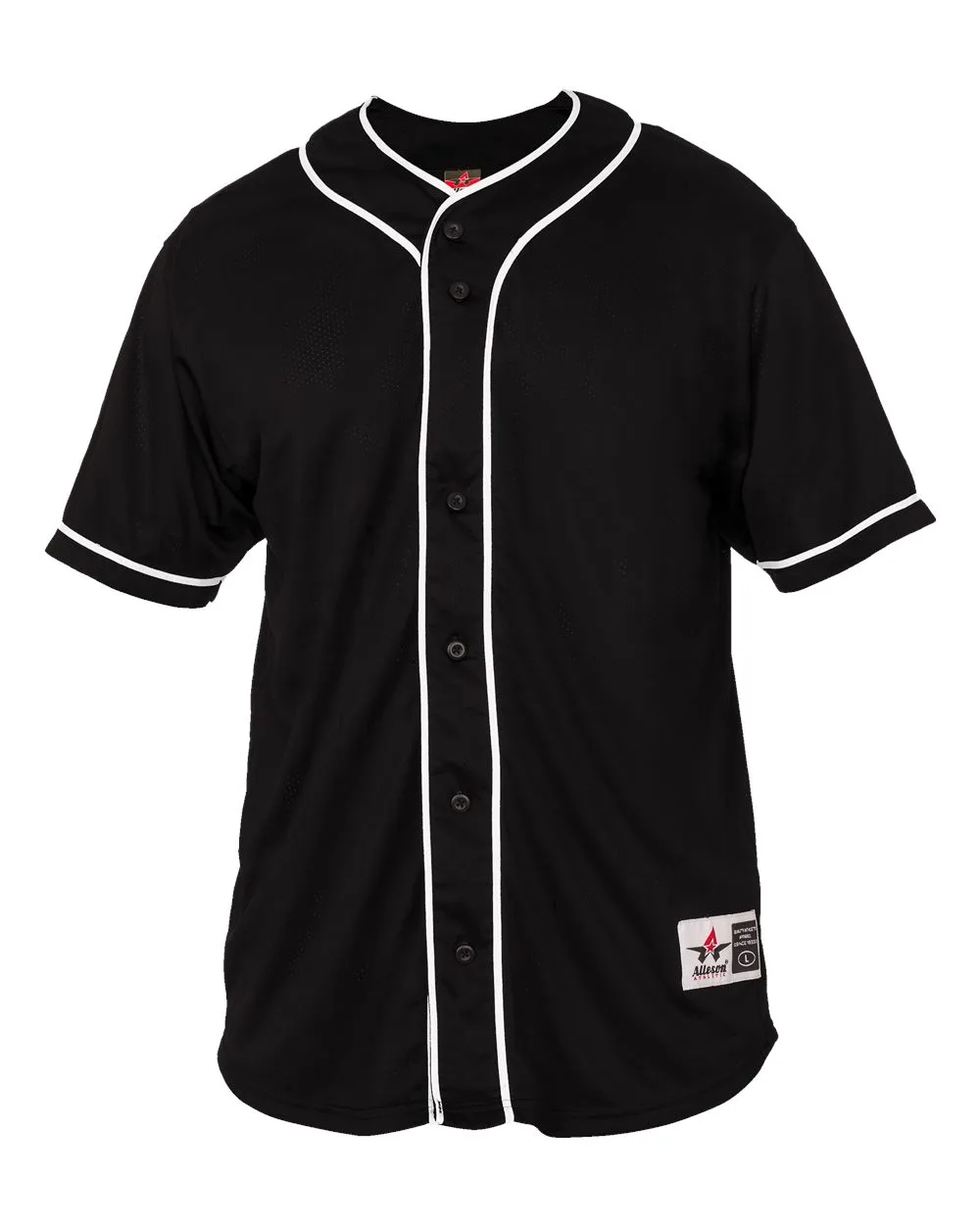 Alleson Athletic 52MBBJ Unisex Diamond Jersey — blank t-shirt, front view