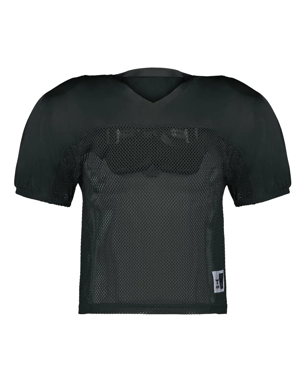 Alleson Athletic 712Y Youth Practice Football Jersey — blank t-shirt, front view