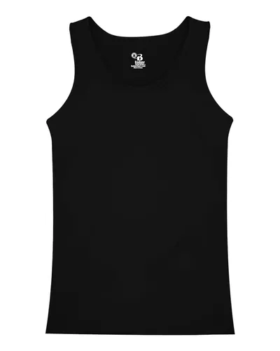 Alleson Athletic 8962 Women's B-Core Tank Top — blank tank top, front view