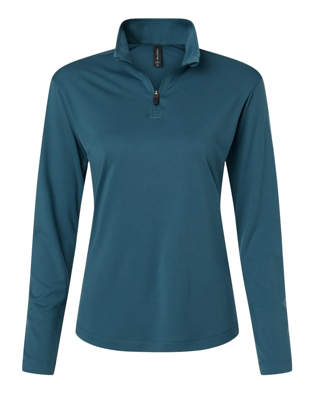 AllPro 41870L Women's Pro-Lock Performance Quarter-Zip Pullover — blank garment, front view