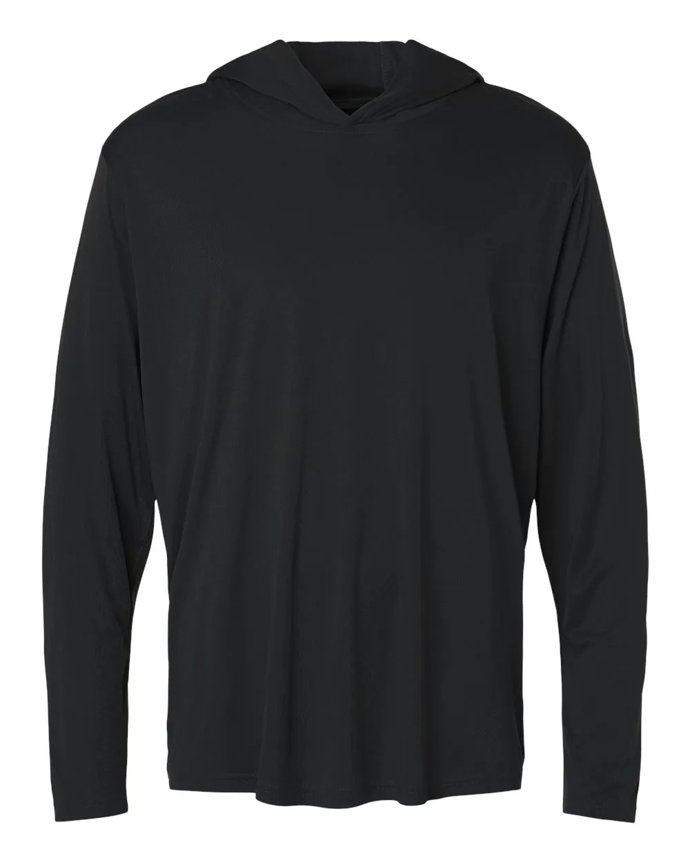 AllPro 48510 Unisex Pro-Lock Performance Hooded Long Sleeve T-Shirt — blank hooded sweatshirt, front view
