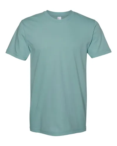 American Apparel 2001 Unisex Fine Jersey Tee — blank t-shirt, front view