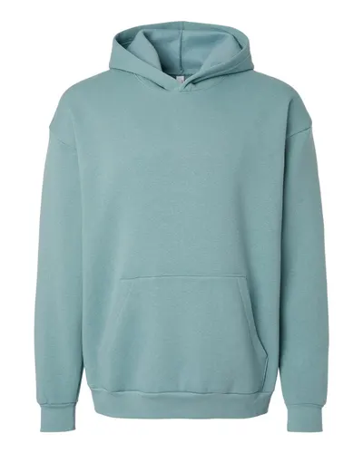 American Apparel RF498 Unisex ReFlex Fleece Hoodie Sweatshirt — blank hooded sweatshirt, front view
