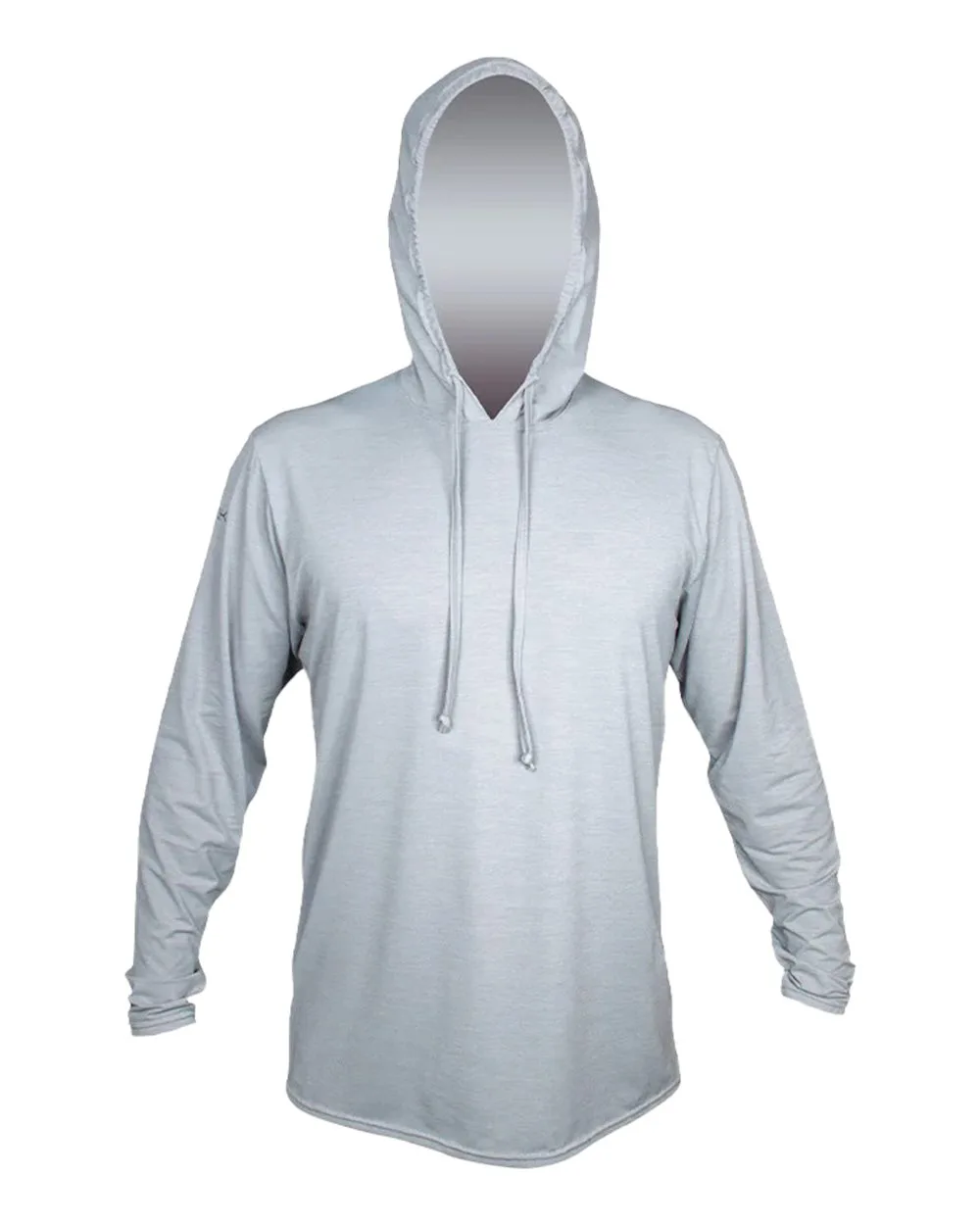 ANETIK MVLPRH8 Men's Low Pro Tech Hooded Long Sleeve T-Shirt — blank hooded sweatshirt, front view