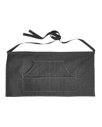 Artisan Collection by Reprime RP125 Jeans Stitch Denim Waist Apron — blank garment, front view