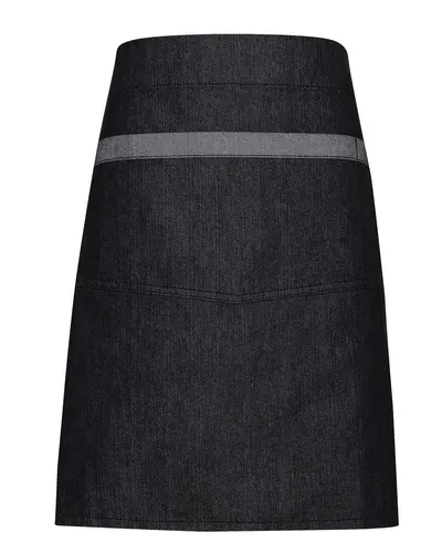 Artisan Collection by Reprime RP128 Domain Contrast Denim Waist Apron — blank garment, front view