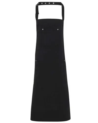 Artisan Collection by Reprime RP132 Chino Bib Apron — blank garment, front view