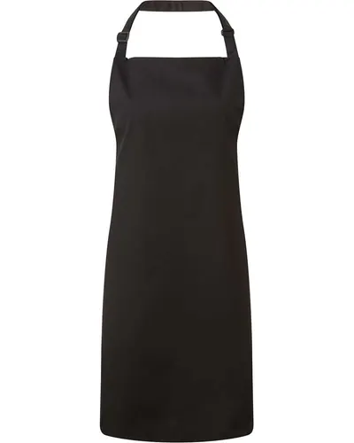 Artisan Collection by Reprime RP150 Recycled Bib Apron — blank garment, front view