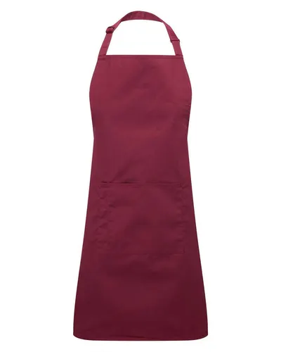 Artisan Collection by Reprime RP154 Recycled Pocket Bib Apron — blank garment, front view