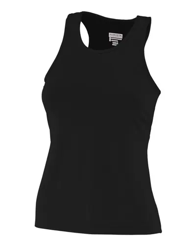 Augusta Sportswear 1202 Women's Solid Racerback Tank Top — blank tank top, front view