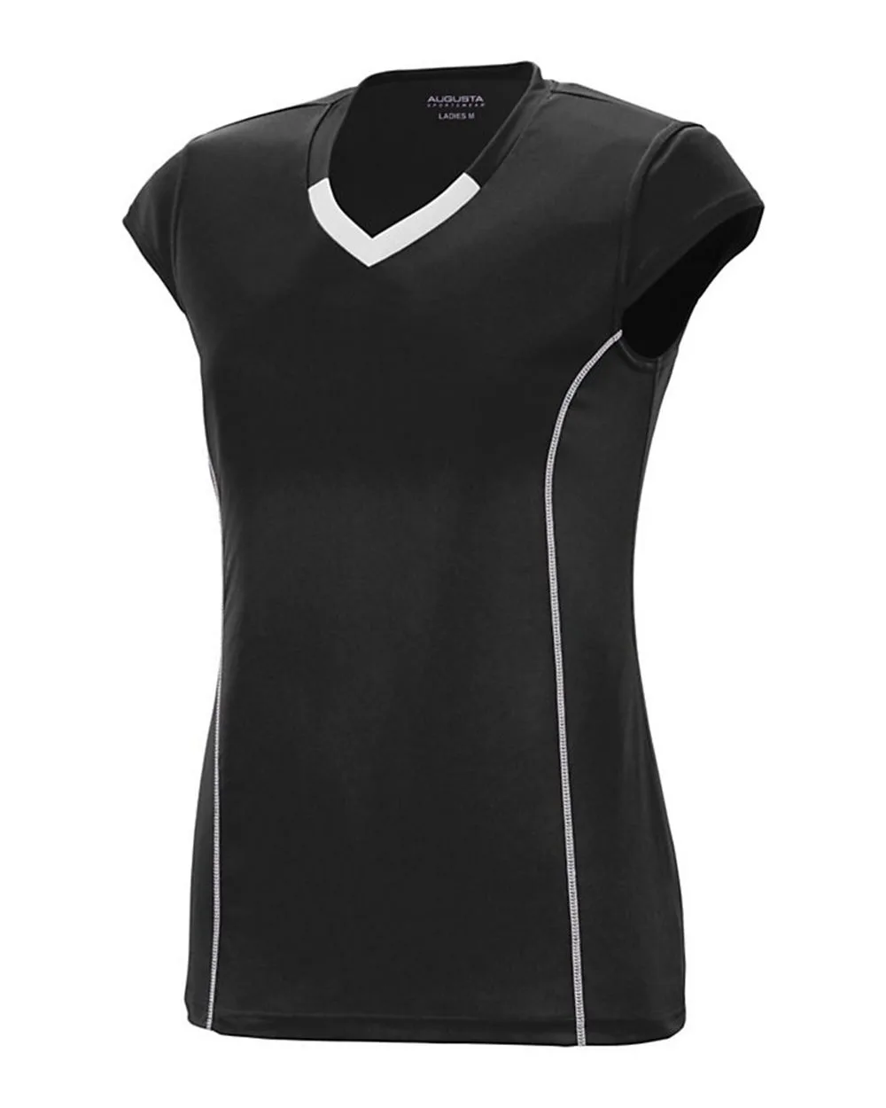 Augusta Sportswear 1218 Women's Blash Jersey — blank t-shirt, front view