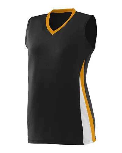 Augusta Sportswear 1356 Girls' Tornado Jersey — blank t-shirt, front view