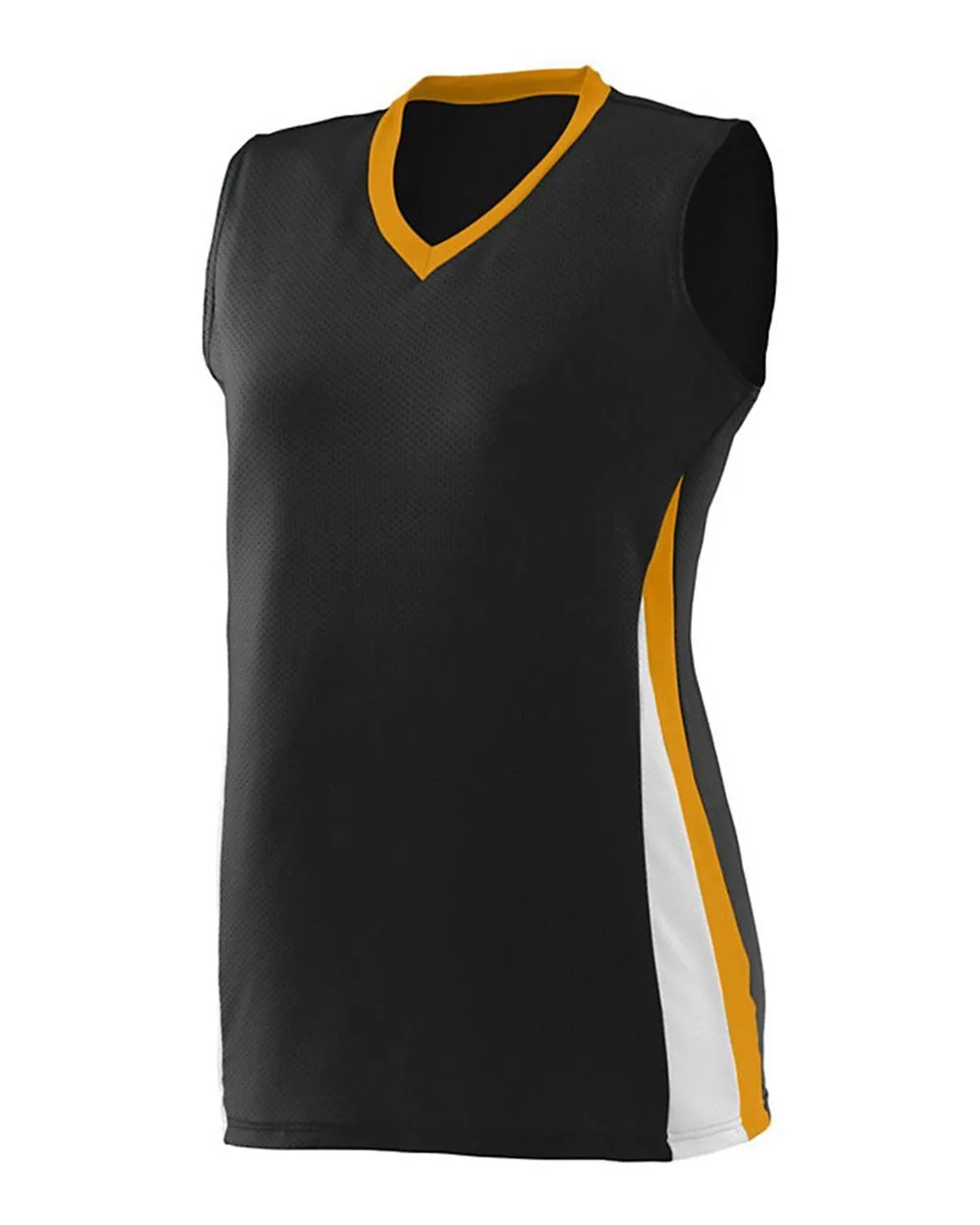 Augusta Sportswear 1356 Girls' Tornado Jersey — blank t-shirt, front view