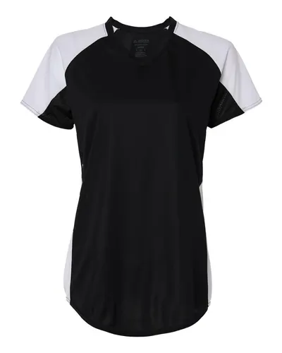 Augusta Sportswear 1522 Women's Cutter Jersey — blank t-shirt, front view
