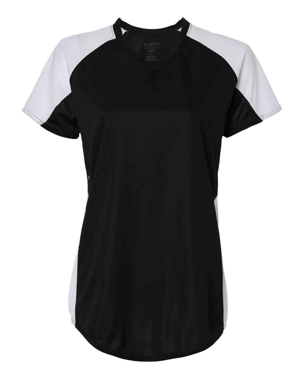 Augusta Sportswear 1522 Women's Cutter Jersey — blank t-shirt, front view