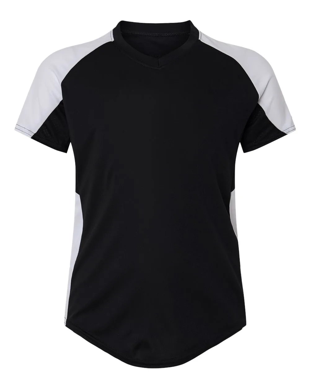 Augusta Sportswear 1523 Girls' Cutter Jersey — blank t-shirt, front view