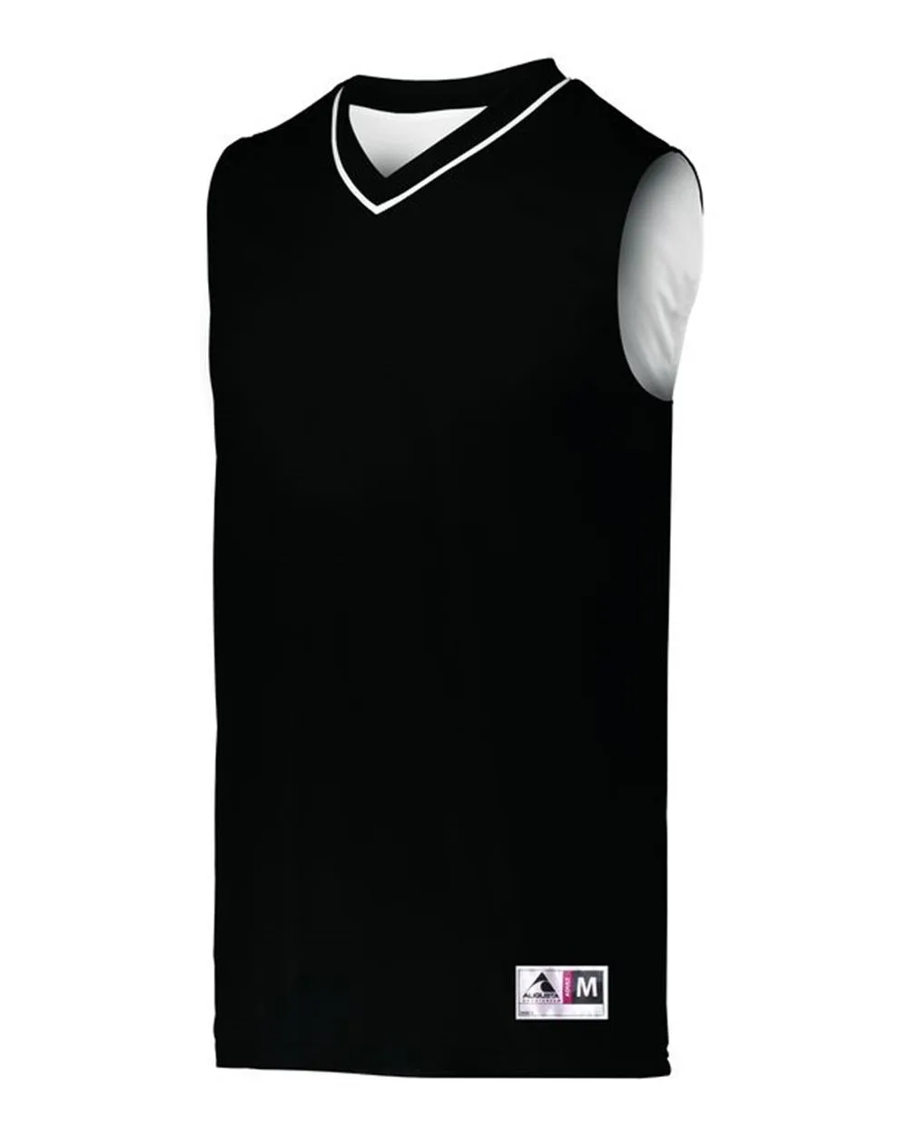 Augusta Sportswear 153 Youth Reversible Two Color Jersey — blank t-shirt, front view