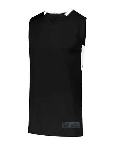 Augusta Sportswear 1731 Youth Step-Back Basketball Jersey — blank t-shirt, front view