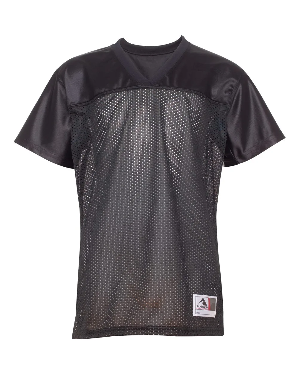 Augusta Sportswear 250 Women's Junior Fit Stadium Replica Football Jersey — blank t-shirt, front view
