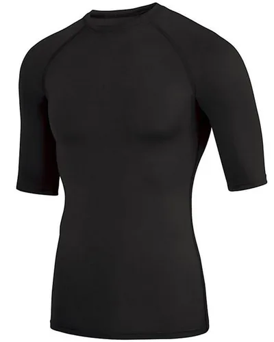 Augusta Sportswear 2606 Men's Hyperform Compression Half Sleeve Shirt — blank garment, front view
