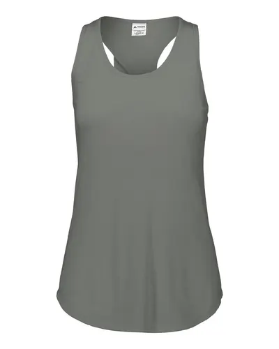 Augusta Sportswear 3079 Girls' Lux Triblend Tank Top — blank tank top, front view