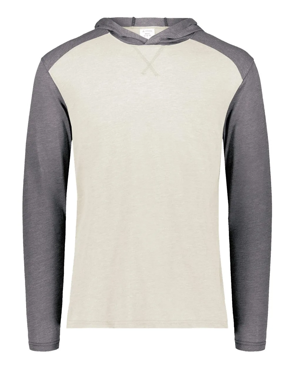 Augusta Sportswear 6884 Unisex Gameday Vintage Hooded T-Shirt — blank hooded sweatshirt, front view
