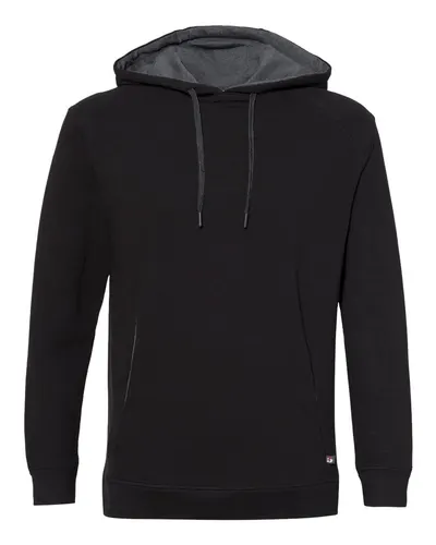 Badger 1050 Men's FitFlex French Terry Hooded Sweatshirt — blank hooded sweatshirt, front view