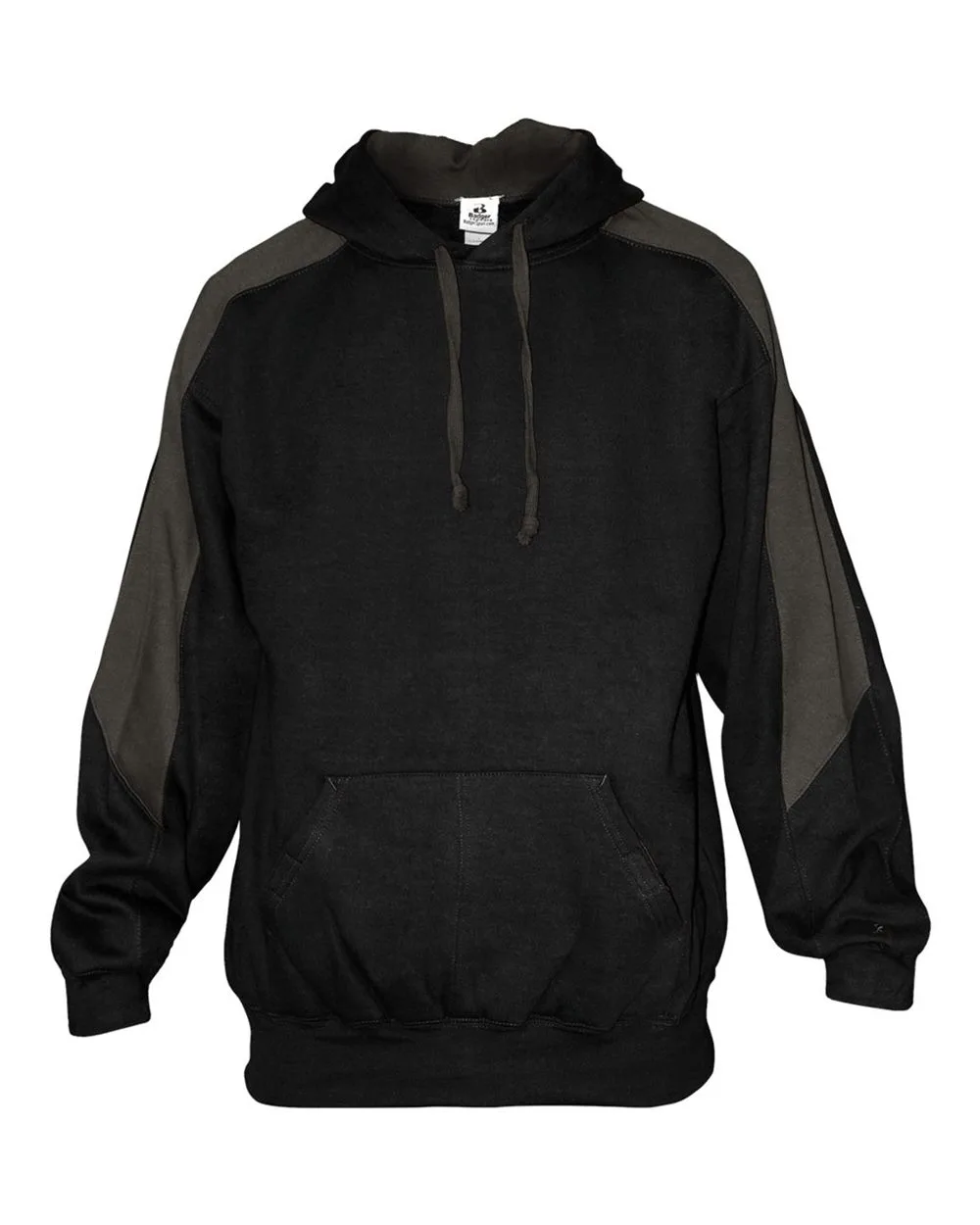 Badger 1265 Unisex Saber Hooded Sweatshirt — blank hooded sweatshirt, front view