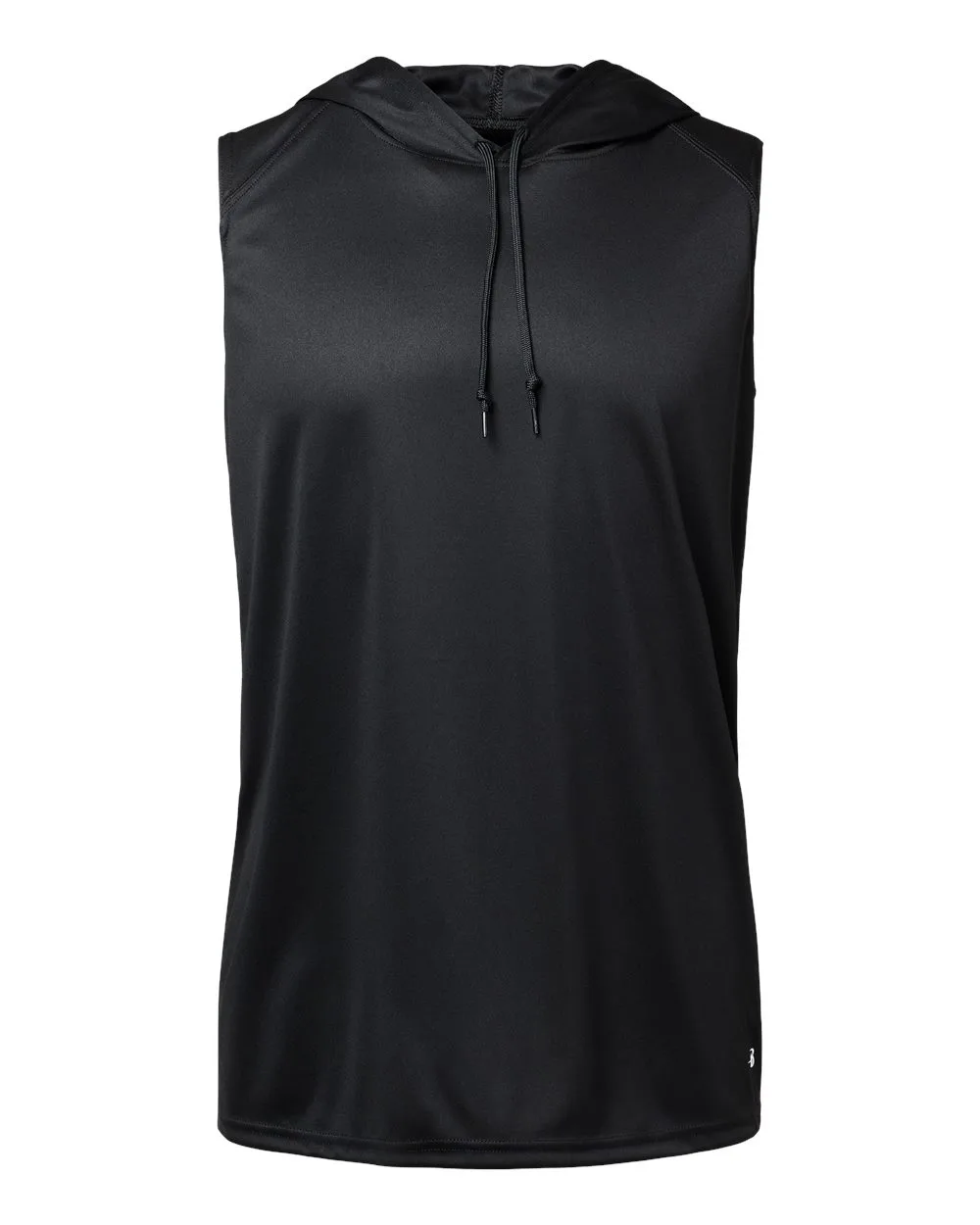 Badger 4108 Men's B-Core Sleeveless Hooded T-Shirt — blank hooded sweatshirt, front view